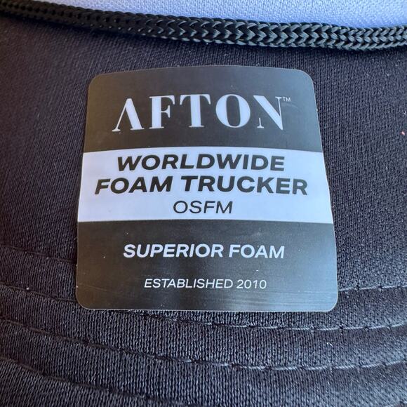 Montana Snap Back Trucker Grizzly Bear Hat Flat Bill Foam Cap Mesh Back Retro - Picture 2 of 5